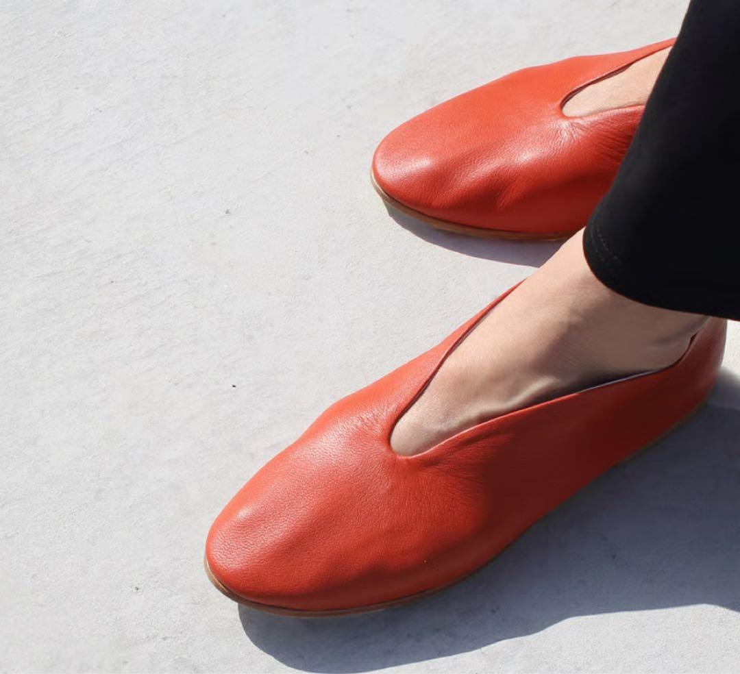 SUI V ballet shoes orange Nordic living tools store