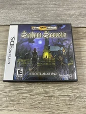 Nintendo DS - Hidden Mysteries Salem Secrets Authentic Case Manual Only