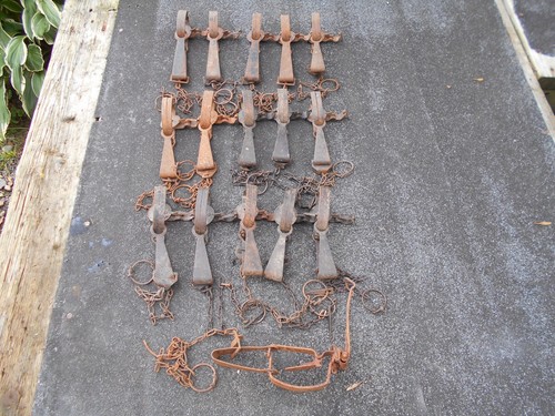 6-Pack Of Bolt-On Triggers For #220 Body Grip (Conibear) Traps - Duke/Victor Style