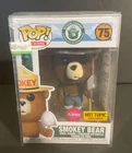 Funko Pop SMOKEY BEAR Vinyl Figure FLOCKED Icons #75 Hot Topic Exclusive w/Cover