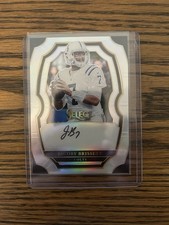 2017 Panini Select - Signatures Jacoby Brissett #SP-JB Silver Prizm /199 (AU)
