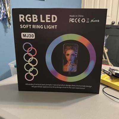 RGB 12 Inches LED Soft Ring Light
