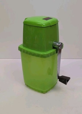Swing-A-Way Vintage Table Hand Crank Ice Crusher Green FREE SHIPPING 