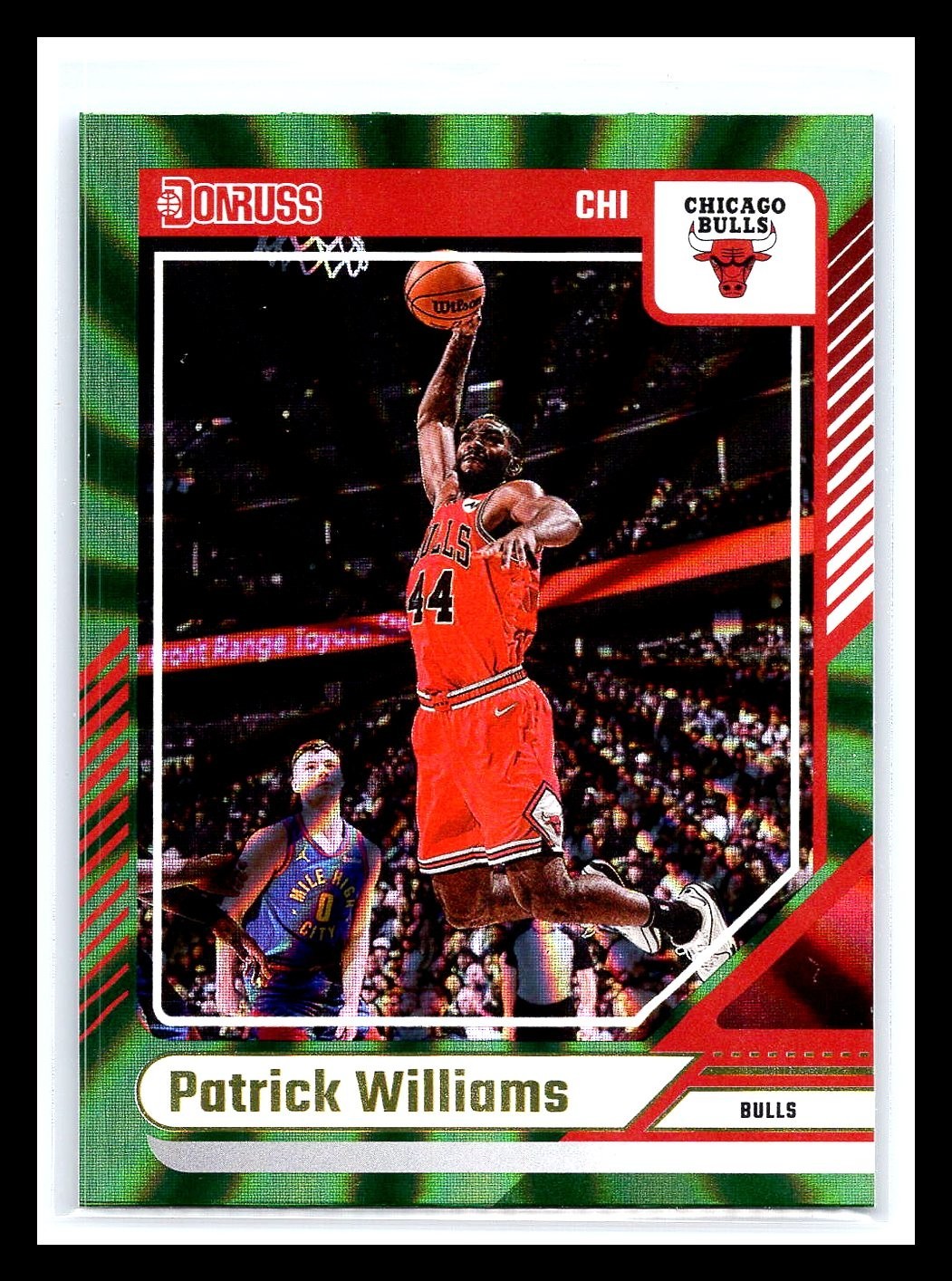 2024-25 Donruss Holo Green Laser #96 Patrick Williams