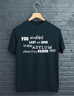 Taylor Swift Tortured Poets Who's Afraid Of Me Black  T-Shirt Merch Eras Tour 