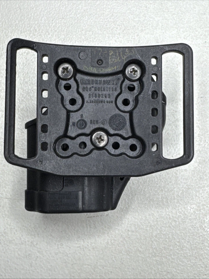 BLACKHAWK CQC SERPA Belt Holster Right Hand Black S&W M&P Shield Belt Loop  - Image 3 of 4