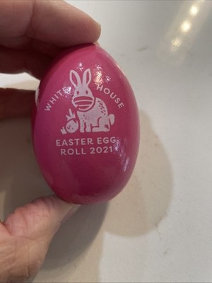 RARE 2021 White House Easter Egg Roll Pink CANCELLED Event Masked Bunny Biden
