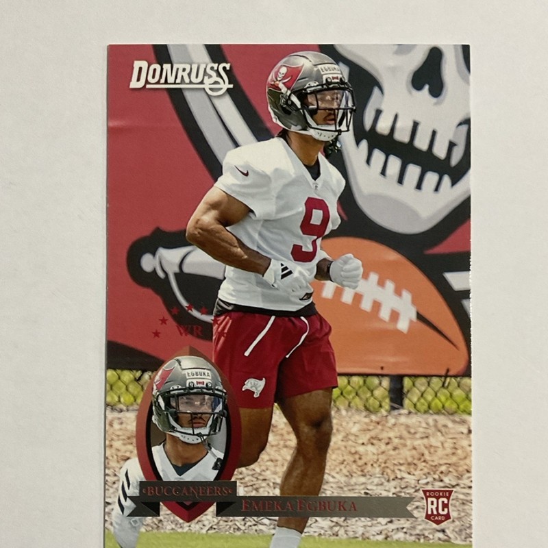 2025 Panini Donruss Emeka Egbuka Buccaneers Rookie #34 Football
