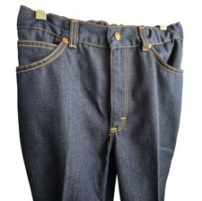 Vintage Sears Girls Pretty Plus 14 Denim Jeans With Elastic Waist Perma-Prest HS