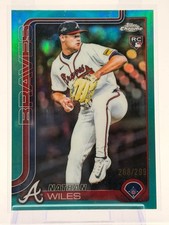 2025 Topps Chrome Update - Nathan Wiles #USC172 Rookie Aqua Refractor /299