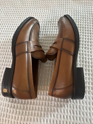 Cole Haan Grand Hawthorne Penny Loafers Men’s 10.5 British Tan Leather C40258 - Picture 6 of 7
