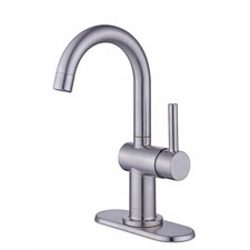 Glacier Bay Dorind Single Hole Single-Handle Deck Mount High-Arc Bathroom Faucet
