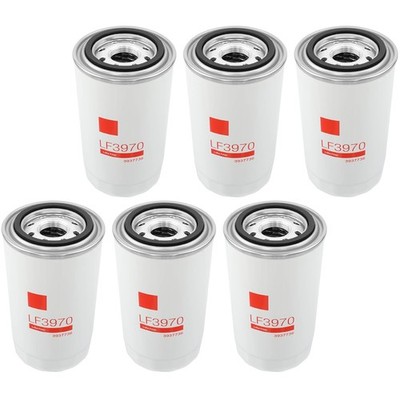 6X LF3970 Oil Lube Filter For Fleetguard Cummins ISB QSB 5.9L 6.7L Diesel Engine