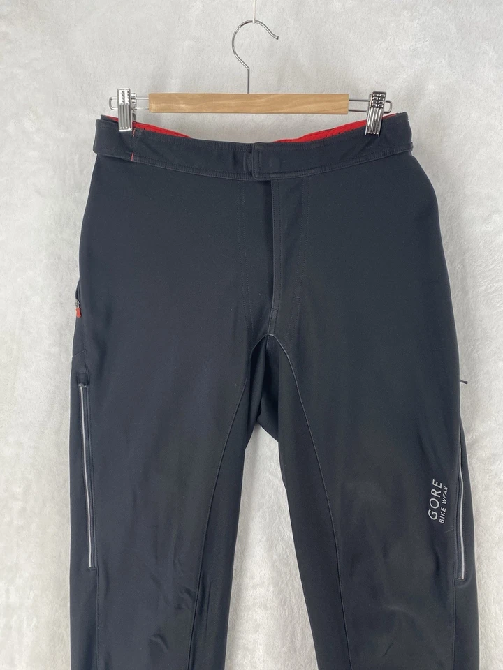 Мужские велосипедные штаны Gore Bike Wear Размер Large Цвет черный Ветрозащитная пробка Мягкая подкладка Велоспорт - Изображение 3 из 4