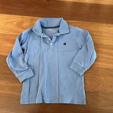 Baby Cottons Blue Long Sleeve 3T Top 100 Cotton