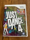 Nintendo Wii Just Dance 4 Game Complete CIB Free Shipping