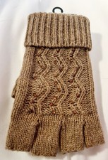 Handschuhe mit Strasssteinen besetzt Fingerlo...
