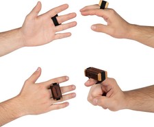 Real Wooden Instrumentalist's Rhythm Finger Shaker