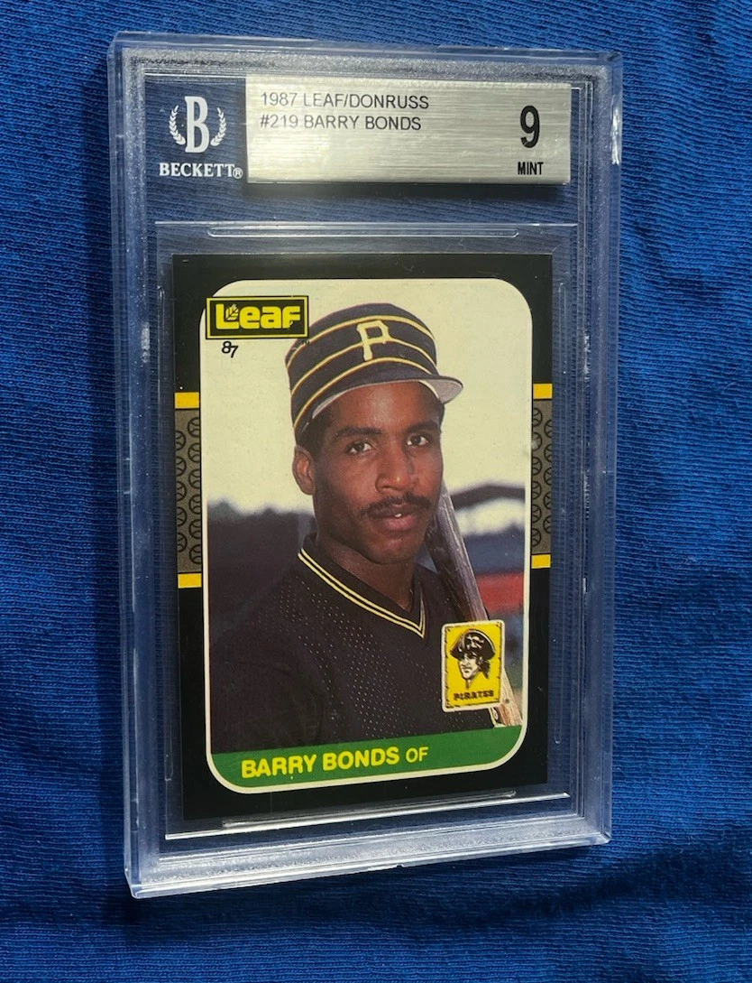 Donruss Barry Bonds Rookie Baseball Sports Trading Cards