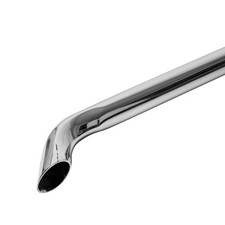 Exhaust Stack Pipe Fits Universal - 1-1/2" x 48" Bended End Pipe