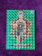 Dariq Whitehead 2023-24 Panini Mosaic Green Mosaic RC 09/18 SSP!