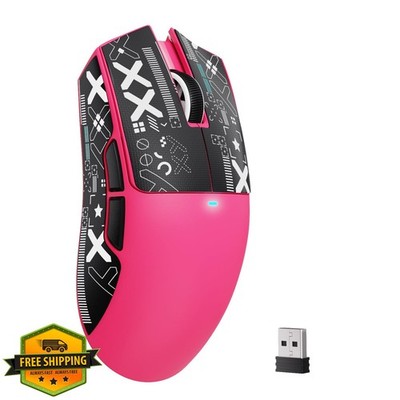 MAMBASNAKE Attack Shark X11SE Wireless Berry Red-Griptape