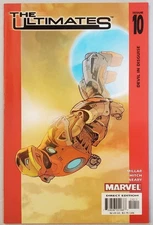 The Ultimates #10 Direct Edition 2003 Marvel Comics VF/NM Sleeve & Board