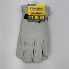 Firm Grip Work Gloves Cowhide Water Resistant...