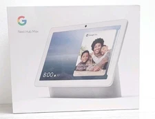 GOOGLE NEST GA00426-US 10 Inch HUB Smart Speaker - Chalk