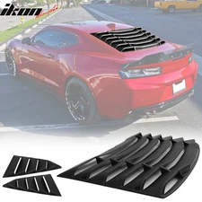 Fits 16-24 Chevy Camaro IKON Style Rear Window Louver + 2PCS Side Window Louvers
