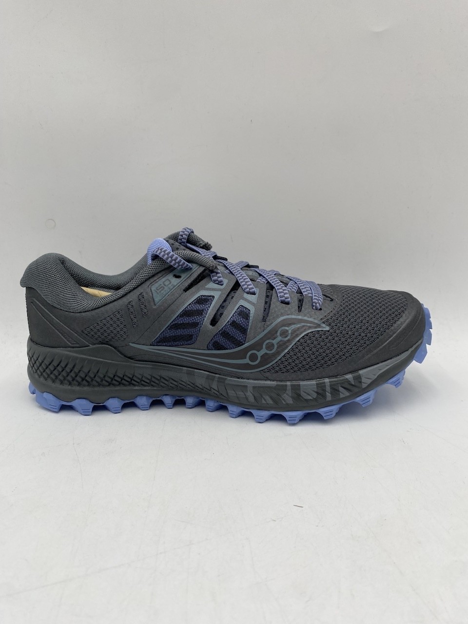 Saucony PEREGRINE ISO WIDE Women's NEW Trail-running Shoes Gunmetal Multi Sizes thumbnail 4