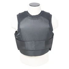 VISM CONCEALED CARRIER VEST W 2 3A BALLIST PANELS-BLACK MD