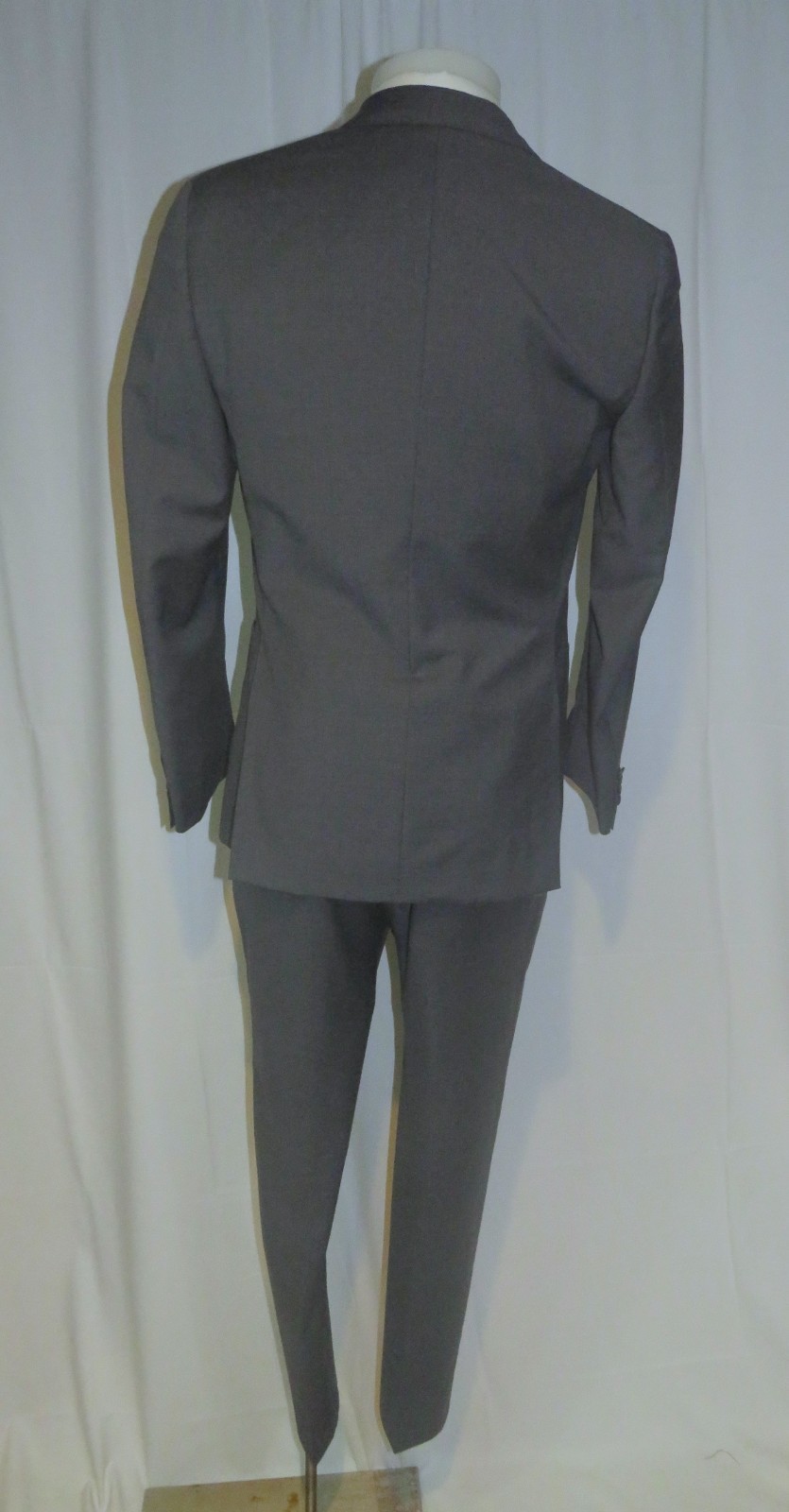 Brioni Custom Made Current Solid Charcoal Two But… - image 2