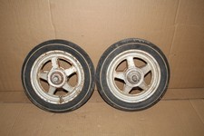 2 x Räder Felge DDR Roller Bollerwagen Tretauto Liliput Handwagen DDR