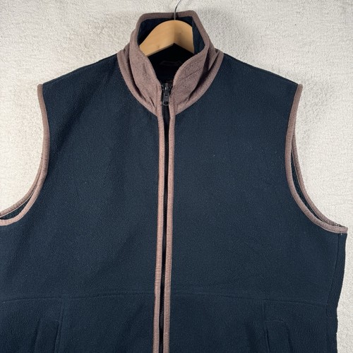 Alan Paine Jacket Mens Large Black Fleece Gilet Vest Country Hunting Shooting - Picture 2 of 11