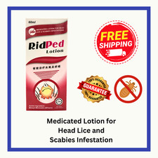1X RidPed Lotion Original 60ml Benzyl Benzoate 25 exp: 7/2027 Free Shipping USA