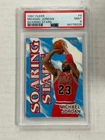 1997-98 FLEER MICHAEL JORDAN SOARING STARS PSA 9 MINT #9 CHICAGO BULLS
