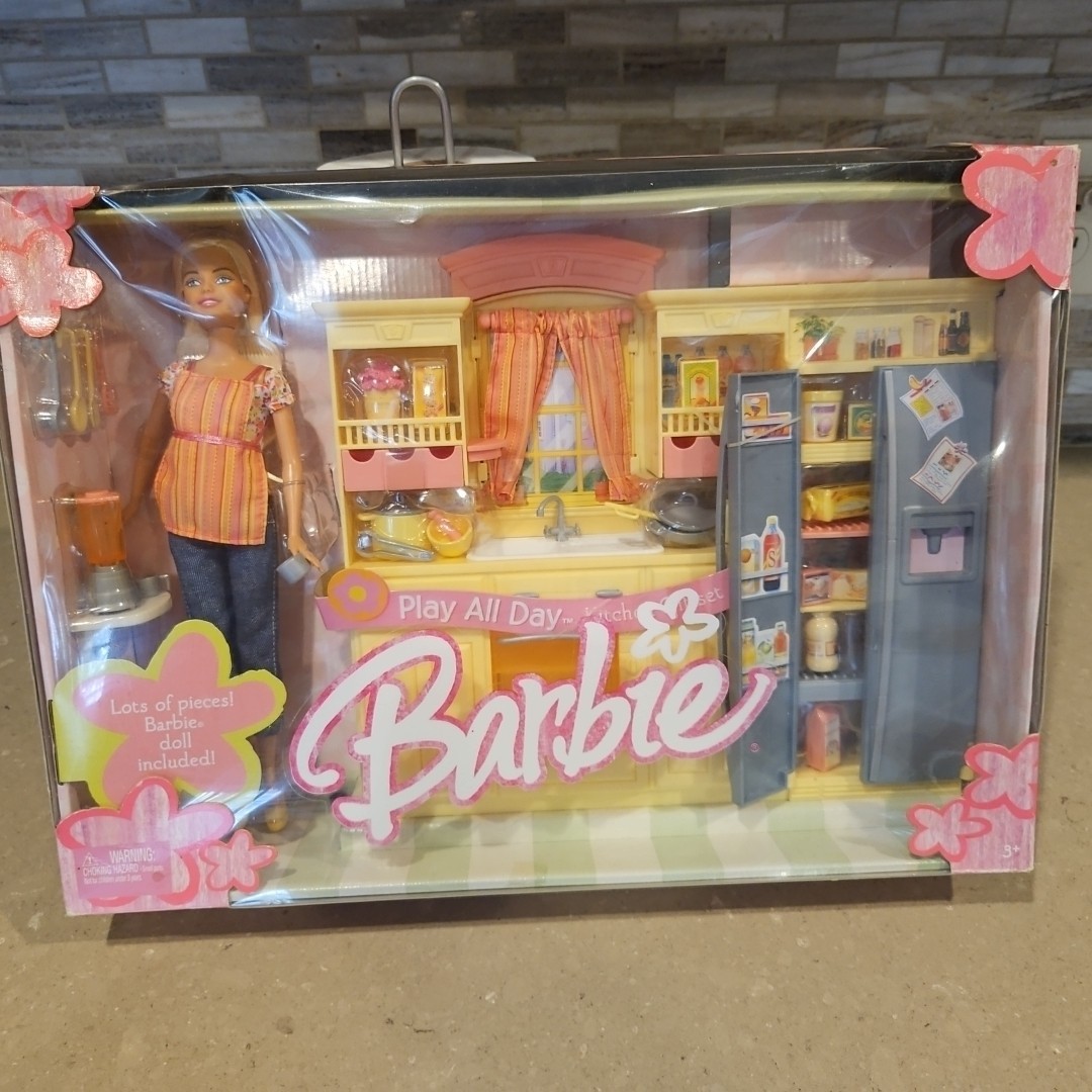 バービービンテージ☆ Barbie Mattel キッチンセット 1995年 バービー