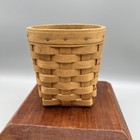 Longaberger 2003 Pen Pal 4.5” Basket with Plastic Protector