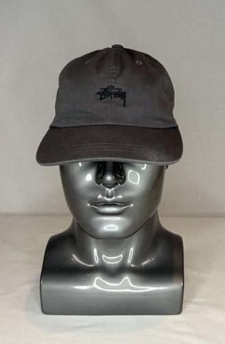 Stussy Gray Adjustable Strapback Baseball Cap Skateboarding Hat