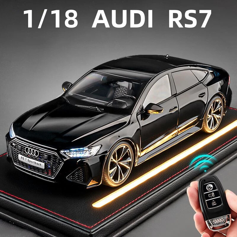 1:18 AUDI RS7 Sportback Key Version Alloy Car Model Sound