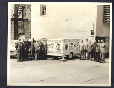 c1940's Photo The Fire Clown, Arkansas, Stop Fire the Fith Horseman 8'' x 10''