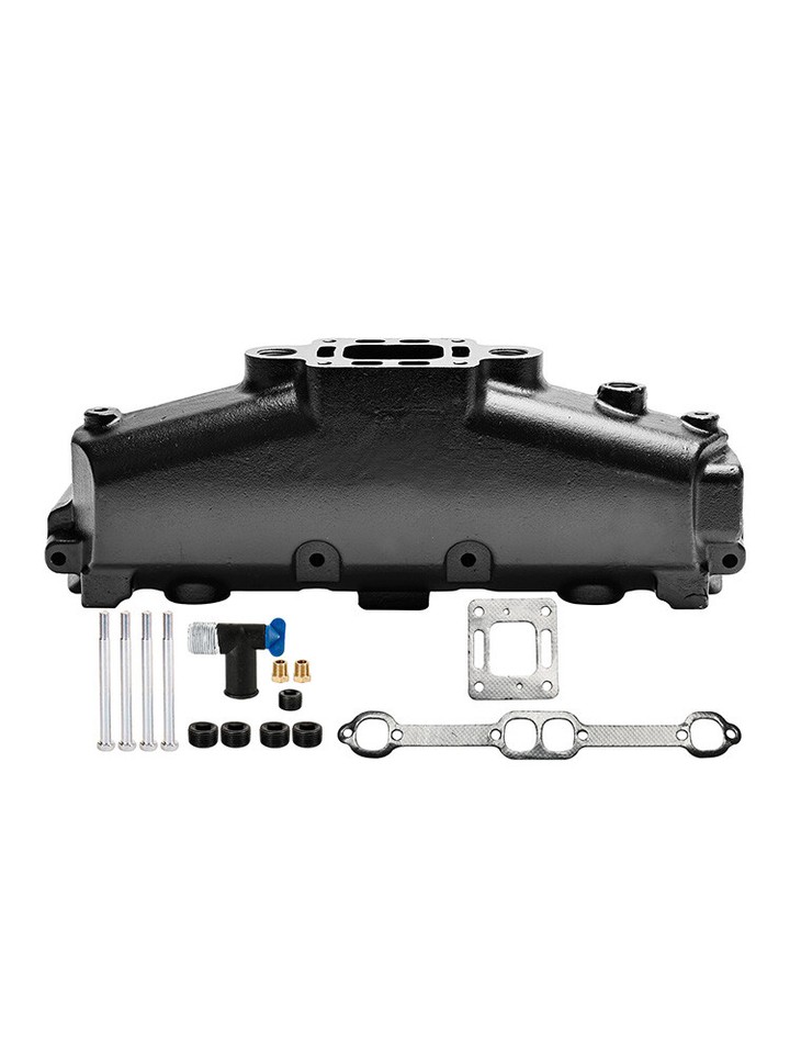2*Exhaust Manifold For Mercruiser Gm Chevy Marine 5.0L 5.7L V8 - Foto 2