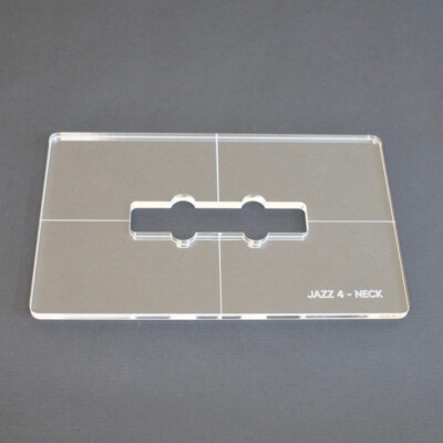Tonabnehmer Routing Template - Jazz Bass - Hals (4 Saiten)