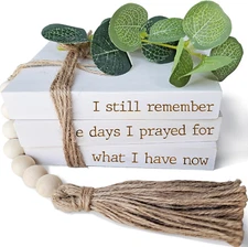 Decorative Books for Home Decor, Mini Faux Books for Decoration, Christian Decor