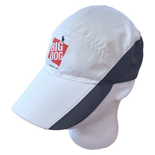 Big Dog Running Co Baseball Hat Cap White & Gray Lightweight Adjustable OSFM - Picture 6 of 10