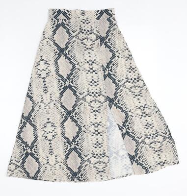 PRETTYLITTLETHING Damen Tier Polyestermischung A-Linie Größe 4