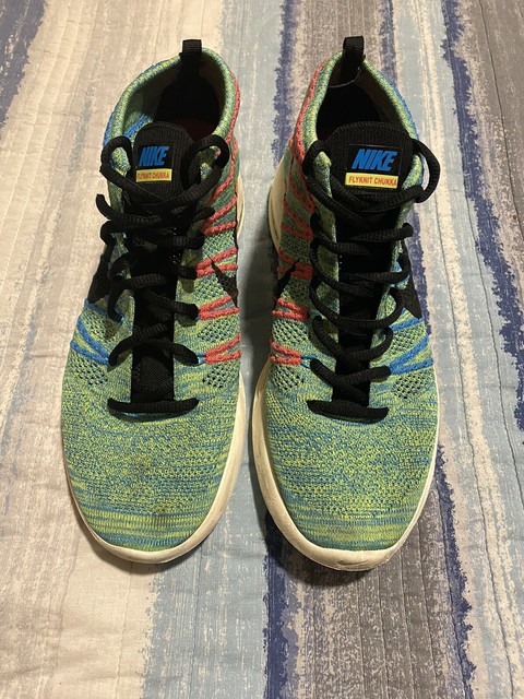 nike flyknit chukka green