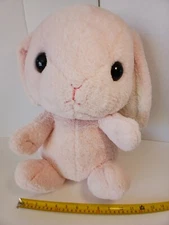 Amuse Pote Usa Loppy Bunny 18" Big Rabbit Pastel Pink Easter Plush Soft Toy