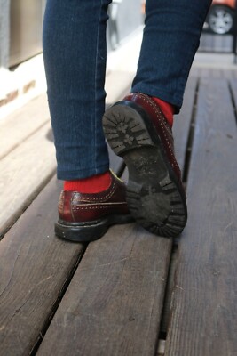 最終値下げ‼ 90s イングランド製 gripfast バイカラー 希少 136 90s Oxblood Gripfast Shoes Made In England UK 6 Steel Toe